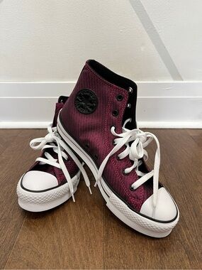 NEW Chuck Taylor All Star Platform Lift Sparkle SZ us 6